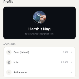 FinTrack screenshot 1